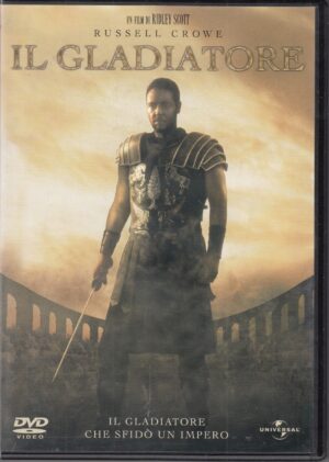 Il Gladiatore con Russell Crowe. DVD in italiano
