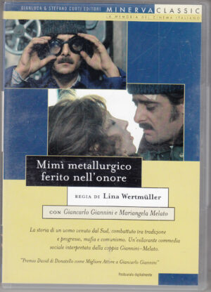 Mimi' metallurgico ferito nell'onore con Giancarlo Giannini e Mariangela Melato. DVD in Italiano