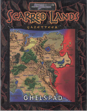 Scarred Lands Gazetteer: Ghelspad. Sword Sorcery di Wieck - In Inglese ed. White Wolf