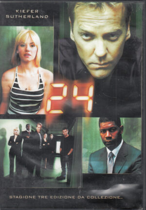 24 Kiefer Sutherland - Stagione 3 Completa (Episodi 1-24) (Box 7 DVD) - DVD in Italiano