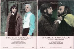 I Fratelli Karamazov dal romanzo di Dostoevskij. (Episodi 1-7) con n. 4 DVD in Italiano. Grande Letteratura Sceneggiata. Versione da edicola