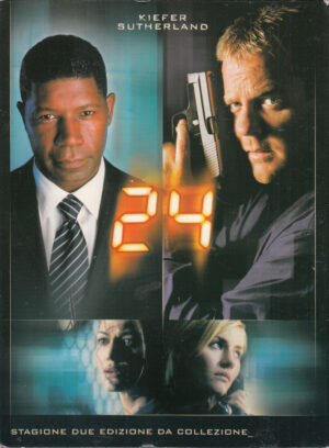 24 Kiefer Sutherland. Seconda Stagione 2 Completa. (Episodi 1-24) con n. 7 DVD in Italiano con Cofanetto