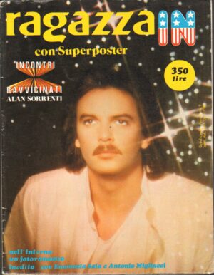 Rivista RAGAZZA IN n. 9 del 1 Maggio 1979 - con Poster di Alan Sorrenti