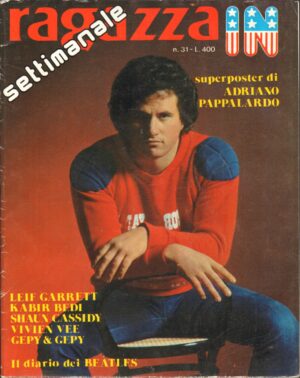 Rivista RAGAZZA IN n. 31 del 12 Dicembre 1979 - con Poster di Adriano Pappalardo