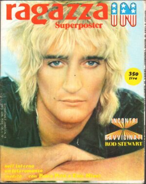 Rivista RAGAZZA IN n. 15 del 1 Agosto 1979 - con Poster di Rod Stewart