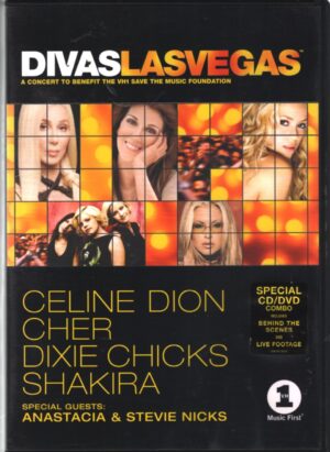 Divas Las Vegas DVD con Celine Dion, Cher, Dixie Chicks, Shakira