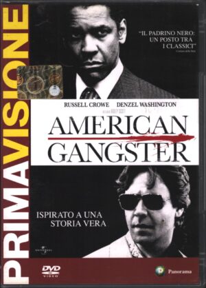 American gangster DVD in italiano con Russel Crowe e Denzel Washington