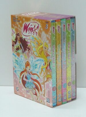 Winx Club Stagione – Serie 3 Volume 1-5 Episodi 1-10. DVD in Italiano con Cofanetto