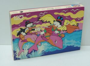 Puzzle Zio Paperone 120 pezzi (33,5x48,5 cm) Completo. Clem Toys cod. 41124 Vintage