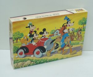 Puzzle Topolino Pippo e Family 100 pezzi (33,5x48,5 cm) Completo. Clem Toys cod. 32102 Vintage