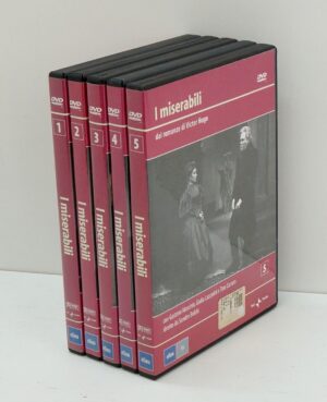 I Miserabili dal Romanzo di Victor Hugo. Serie Completa n. 5 DVD in Italiano. Editoriale