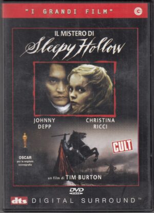 Il Mistero Di Sleepy Hollow. Gr.Film DVD in Italiano. Depp, Ricci