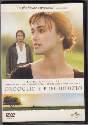 Orgoglio e Pregiudizio un film con Keira Knightley. DVD in Italiano