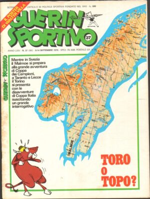 Rivista Guerin Sportivo n. 37 del 8-14 Settembre 1976 - Con Poster di Walter Villa