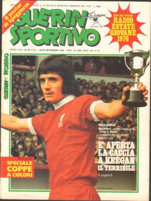 Rivista Guerin Sportivo n. 39 del 22-28 Settembre 1976 - Con Poster di Walter Speggiorin