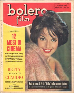 Rivista Bolero Film n. 610 del 11 Gennaio 1959 - In Copertina Stella Dizzy