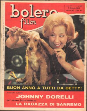 Rivista Bolero Film n. 661 del 3 Gennaio 1960 - In Copertina Betty