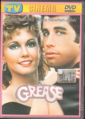 Grease con John Travolta e Olivia Newton John. DVD in italiano. Versione da edicola