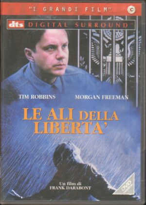 Le ali della libertà con Morgan Freeman. I Grandi Film. DVD in Italiano