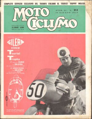 Rivista Motociclismo n. 24 del 18 Giugno 1955 ed. Edisport - Gilera