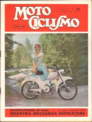 Rivista Motociclismo n. 26 del 2 Luglio 1955 ed. Edisport - Superpaperino 49 Lusso