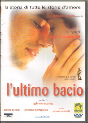 L'ultimo bacio  di Gabriele Muccino con Stefano Accorsi. DVD in Italiano