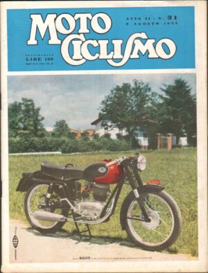 Rivista Motociclismo n. 31 del 6 Agosto 1955 ed. Edisport - Gilera