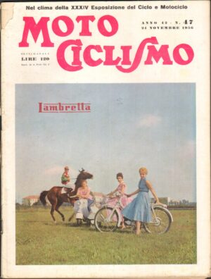 Rivista Motociclismo n. 47 del 24 Novembre 1956 ed. Edisport - Lambretta
