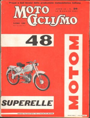 Rivista Motociclismo n. 20 del 18 Maggio 1957 ed. Edisport - Motom