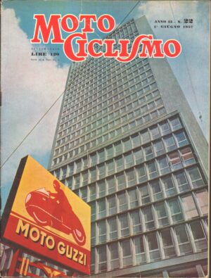 Rivista Motociclismo n. 22 del 1 Giugno 1957 ed. Edisport - Moto Guzzi