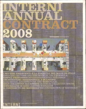 Rivista Interni Annual Contract Settembre-September 2008 ed. Mondadori