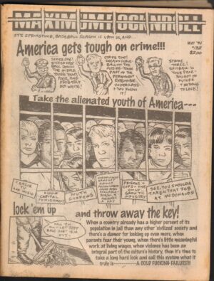 Rivista Magazine Maximum Rocknroll May 1994 n. 132 – In Inglese