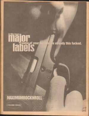 Rivista Magazine Maximum Rocknroll June 1994 n. 133 – In Inglese