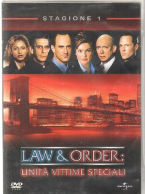 Law & Order: Unità vittime speciali. Stagione 1 Completa (Episodi 1-22) (Box 5 DVD). DVD in Italiano