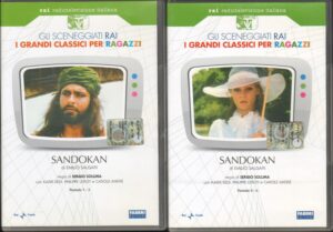 Sandokan. Miniserie Completa. Episodi 1-6 con n. 2 DVD in Italiano. Sceneggiati Rai. Grandi classici per ragazzi. Versione da edicola