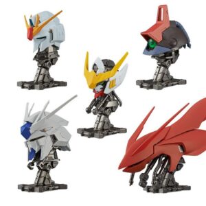Gundam Machine Head Mobile Suit - SERIE COMPLETA versione COLORATA - Gashapon Bandai Shokugan