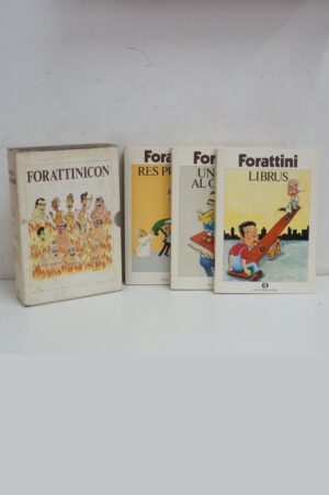 Forattinicon - Cofanetto (3 volumi) di Giorgio Forattini ed. Mondadori