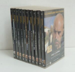 Il Commissario Montalbano Raccolta NON COMPLETA n. 10 DVD senza Cofanetto. Editoriale