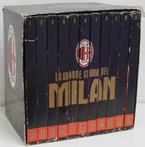 La grande storia del Milan. Raccolta Completa con n. 11 DVD in Italiano con Cofanetto. Versione da edicola