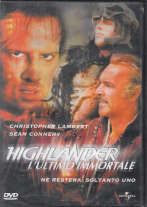Highlander. L'ultimo immortale (Sean Connery). DVD in Italiano. Nuovo