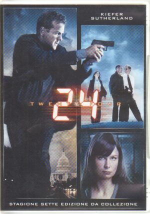 24 Kiefer Sutherland - Stagione 7 Completa (Episodi 1-24) (Box 6 DVD) SENZA Cofanetto - DVD in Italiano