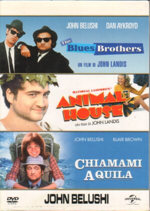 John Belushi: Blues Brothers, Animal House, Chiamami A Quila. Boxset con n. 3 DVD in Italiano con Slipcase