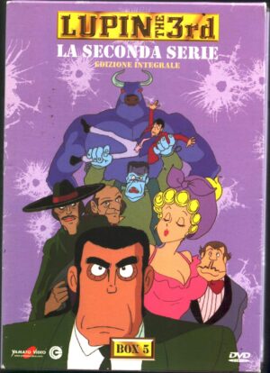 Lupin the 3rd III - Seconda Serie Stagione 2 Box 5 (5 DVD) (Episodi 104-128) DVD in Italiano - Edizione Integrale