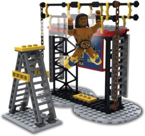 WWE Stackdown: Kofi Kingston's Ladder Match with Intercontinental Championchip. 92 Pcs - art. 21002. Giochi Preziosi