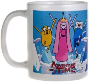 ADVENTURE TIME – Jake, Principessa Gommarosa e Finn MUG Tazza di Ceramica in Scatola di Presentazione Pyramid