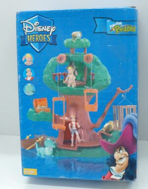 Famosa Disney Heroes. Peter Pan Pirates. Playset Rifugio Bambini Sperduti. Vintage