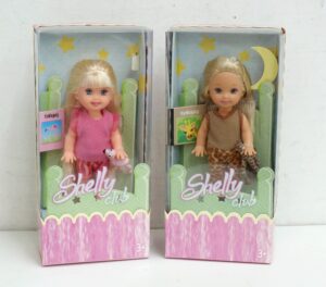 Barbie - Shelly Club Amici di Pigiama: Kerstie, Shelly. Set n. 2 Doll Bambole cm 10. MATTEL anno 2005