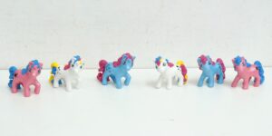 My Little Pony Set Completo n. 6 Mini Pony - Hasbro 1987 Bullyland