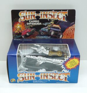 Carro Difender Sun-Insect Argentato con Mitragliatrice. Litardi - Vintage anni 80