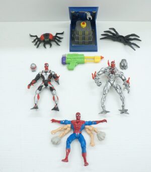 Spiderman Spider-Man. Marvel Comics. Lotto Action Figure con accessori come da Foto.